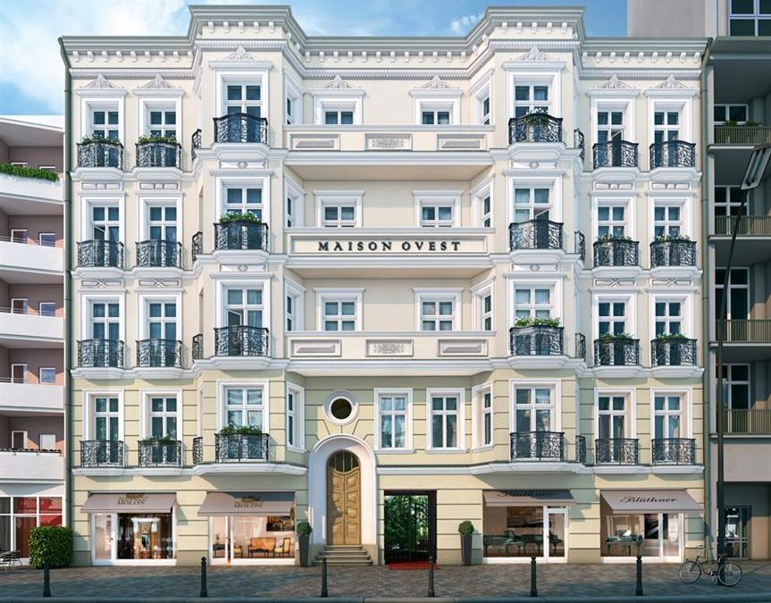 Im Maison Ouest entstehen 22 Luxuswohnungen und 4 exklusive Verkaufsflächen